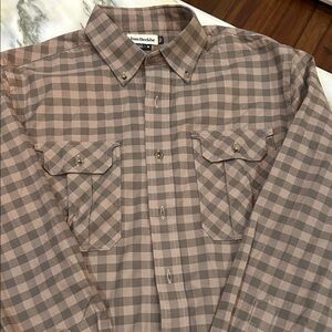 Men's Brown Tom Beckbe Checkered Shirt